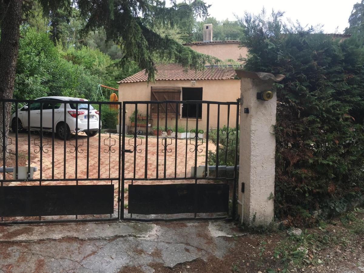 Le Cannet 10Mn Cannes Chambre Independante Etage D'Une Maison Avec Piscine Exterior foto