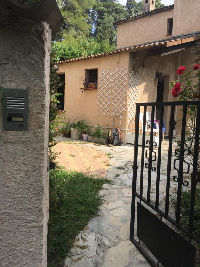 Le Cannet 10Mn Cannes Chambre Independante Etage D'Une Maison Avec Piscine Exterior foto